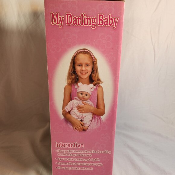 My Darling Baby 2010 Unopened in Original Box Doll Pacifier Pink Berry READDESC - Picture 11 of 13